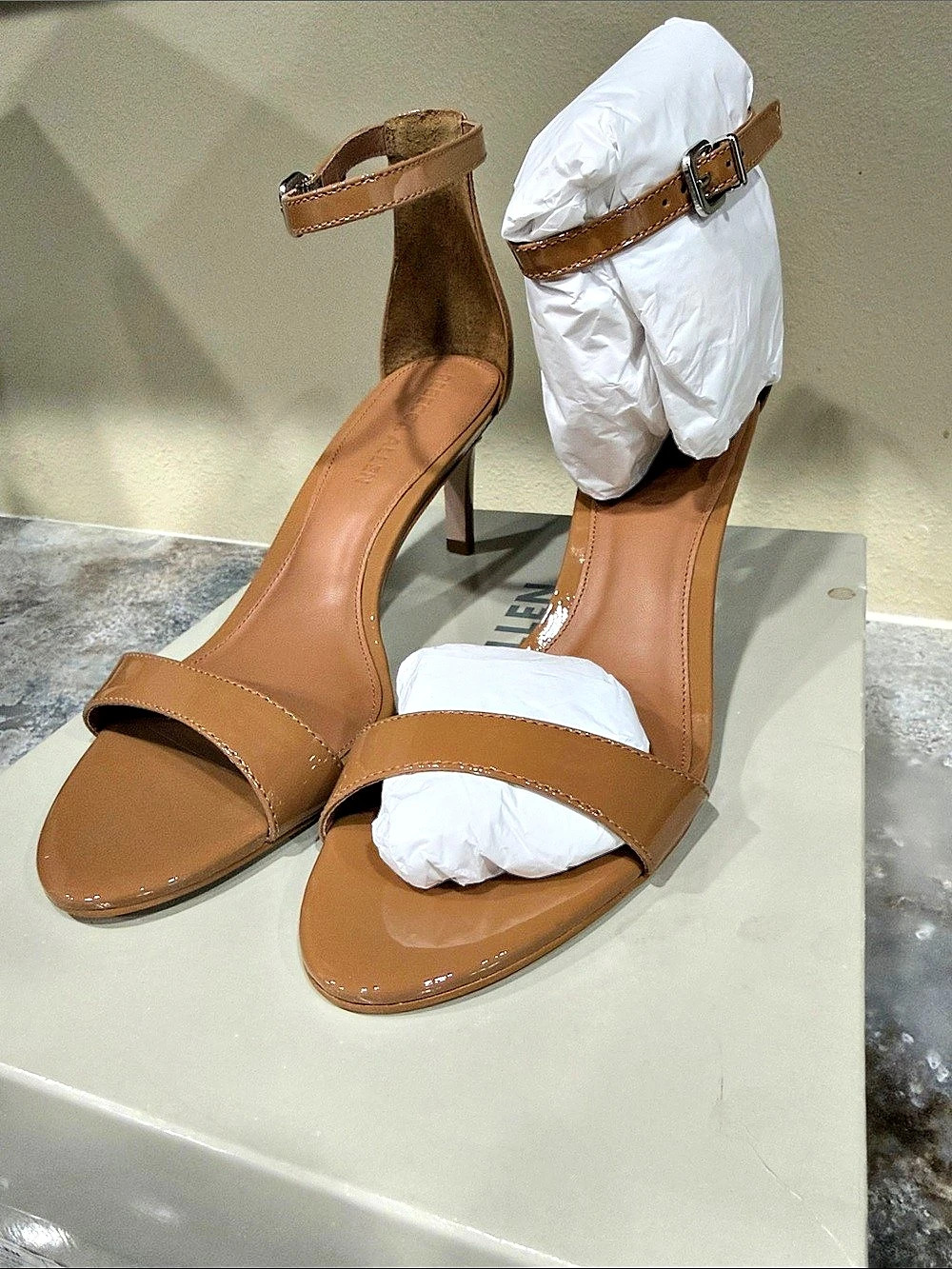 Rebecca Allen The Two Strap Sandal Heels in Brown US 8.5